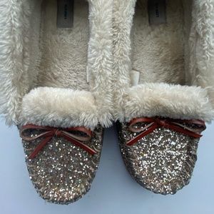 Old Navy Glitter Sparkly Slippers